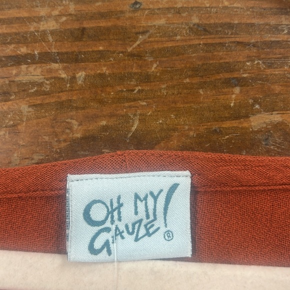 Rust Colored Tunic Top - Oh My Gauze - Picture 4 of 6